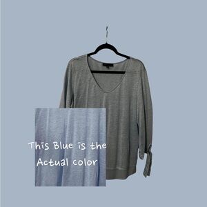 Sanctuary Blue Linen Shirt. XL